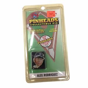 Pinheads Collectible Pin First Edition Alex Rodriguez 1999 Edition Sealed NEW